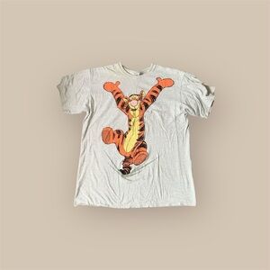 Vintage Disney store tiger oversized short sleeve tee